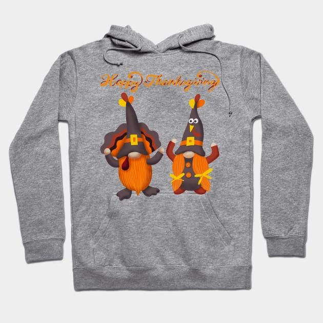 Happy Thanksgiving Gnomes Hoodie by MyVictory